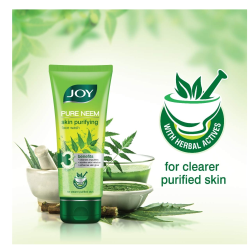 Joy Pure Neem Skin Purifying Face Wash 100ml