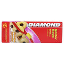 Diamond Slider Bags, 15 Count