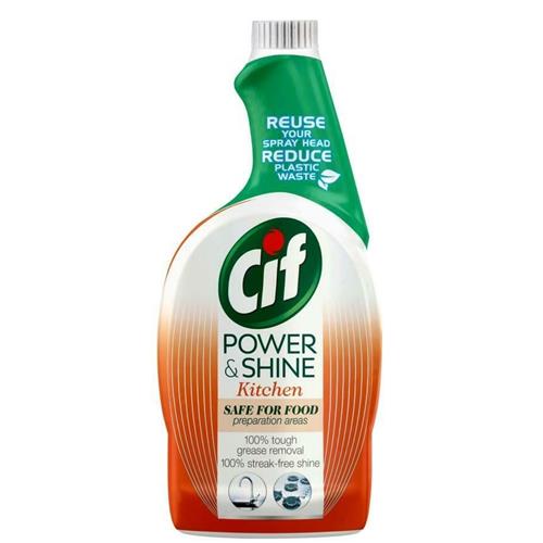 Cif Power & Shine Kitchen Spray Refill Bottle 700ml