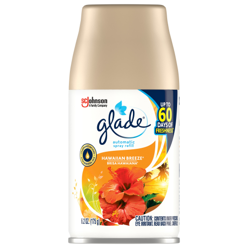 Glade Automatic Spray Air Freshener Refill, Hawaiian Breeze, 6.2 Ounces