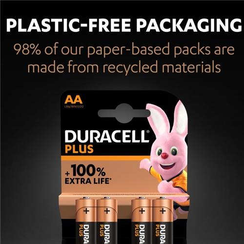 Duracell Plus Batteries 100% Life