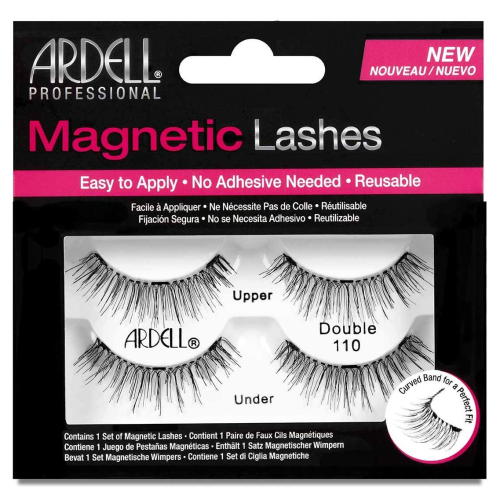 Ardell Professional Magnetic Double Strip Lashes, 110 Black