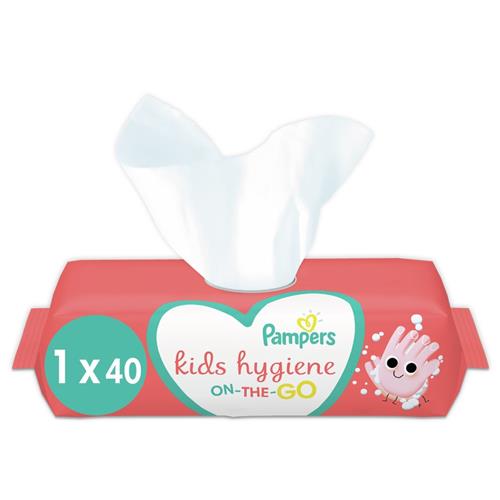 Pampers Kids Hygiene On-The-Go Baby Wipes 1 x40 pcs