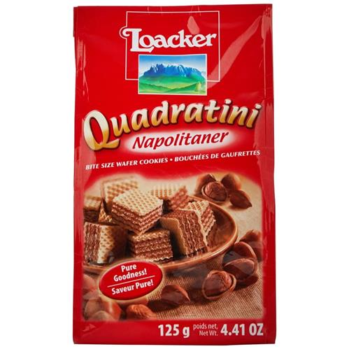 Loacker Quadratini Crispy Wafer 125g