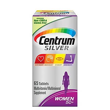 Centrum Silver Multi-Vitamin/Mineral Supplement for Women 50 Plus - 65 Count