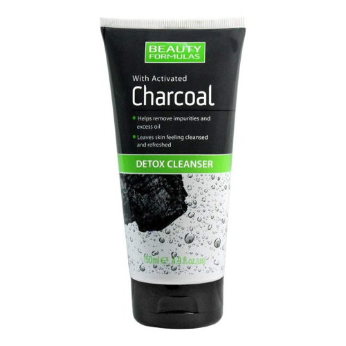 Beauty Formulas Activated Charcoal Detox Cleanser 150 ml