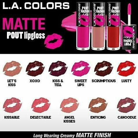 LA COLORS POUT MATTE LIPGLOSS