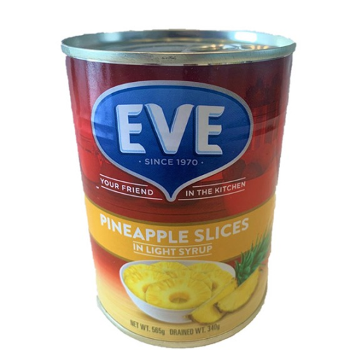Eve Pineapple Slices In Light Syrup
