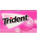Trident Sugar Free Bubblegum Chewing Gum, 14 Pcs