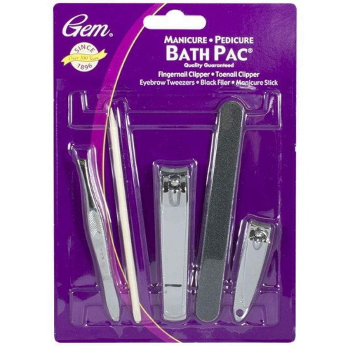 Gem Manicure Pedicure Bath Pac - 5 Piece Kit