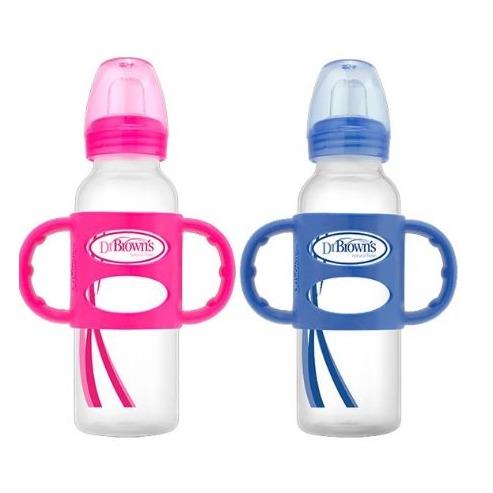 Dr. Brown's Milestones Transitional Sippy Bottle with Silicone Handles - 8 oz - 6m+