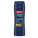 Suave Men Body Wash, Hair & Body 2 in 1, 12 oz
