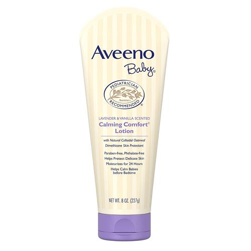 Aveeno Baby Calming Comfort Lotion With Oatmeal & Lavender 8 oz