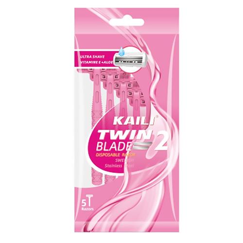 Kaili Triple Blade Disposable Razors, 5 Pack