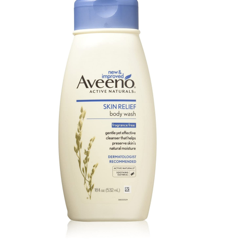 Aveeno Active Naturals Skin Relief Body Wash, Fragrance Free, 12 Fl Oz