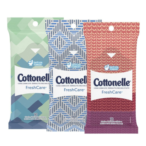 COTTONELLE  FLUSHABLE WIPES