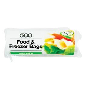 Tidyz 500 Food & Freezer Bags