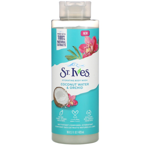 St. Ives, Hydrating Body Wash Coconut Water & Orchid, 16 fl oz