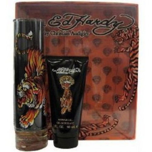 ED HARDY 100ML GIFT SET FOR MEN 2PC BY CHRISTIAN AUDIGIER