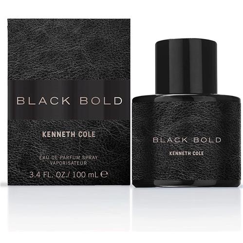 Kenneth Cole Eau De Parfum Spray, Black Bold For Men 3.4 Fl oz