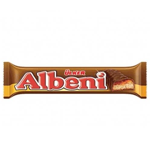 Ülker Albeni Milk Chocolate Coated Bar with Caramel and Biscuit - 40g