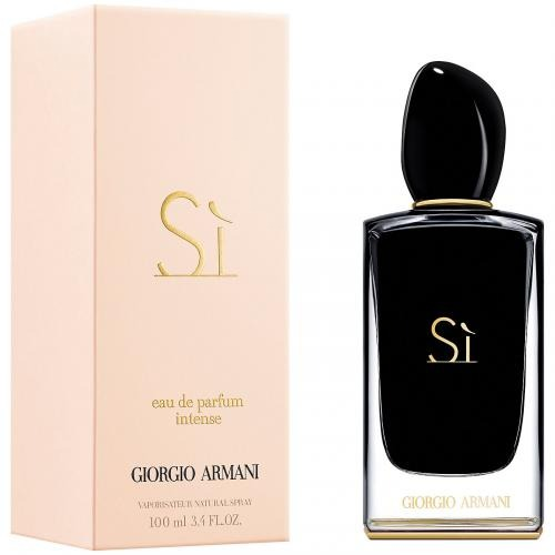 Giorgio Armani Eau De Parfum Si Intense Spray for Women, 3.4 Ounce