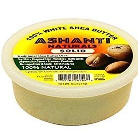 Ashanti Naturals 100% Natural Yellow Solid Shea Butter 8 Oz