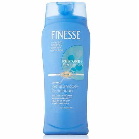 Finesse Self Adjusting 2 in 1 Texture Enhancing Shampoo and Conditioner, 13 Ounce