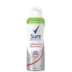 Sure Antibacterial Protection Compressed Antiperspirant Deodorant 125ml