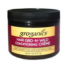 Groganics Hair Gro-n-Wild Conditioning Creme 6 oz, Hair Growth