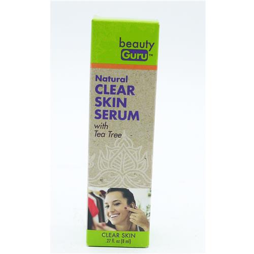 Beauty Guru Natural Clear Skin Serum Clarifying Tea Tree Acne Facial Treatment 8ml