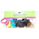 EXPRESSIONS 30PCS COLOURED HAIR TIES