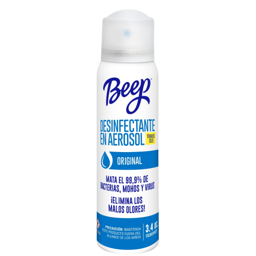 Beep Original Disinfectant Spray, Travel Size 3.4oz