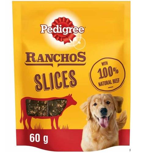 Pedigree Ranchos Adult Dog Treats Beef 8 Pack 60g