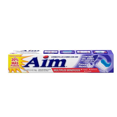Aim Tartar Control Multi Benefit Toothpaste, 5 ounce