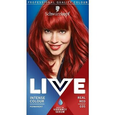 Schwarzkopf Live 035 Real Red Permanent Hair Color