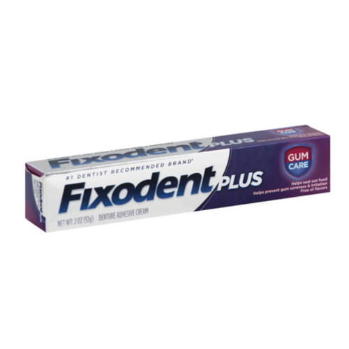 Fixodent Plus Denture Adhesive Cream 2 oz