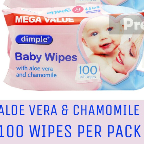 DIMPLE PURE BABY WET WIPES SOFT GENTLE FRESH BABIES CLEAN ESSENTIALS