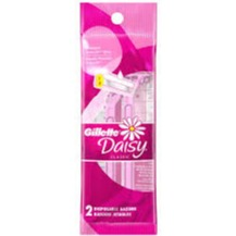 Gillette Daisy Classic 2 Razors, Pink Color