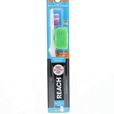 Reach Advanced Design Toothbrushes With Cap