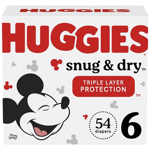 Huggies Snug & Dry Stage 6 Triple Layer Protection - 54'S