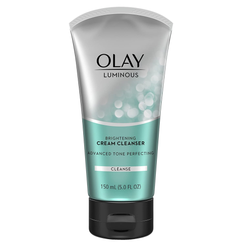 Olay Luminous Brightening Cream Face Cleanser with Vitamin E, 5.0 Fluid Ounce
