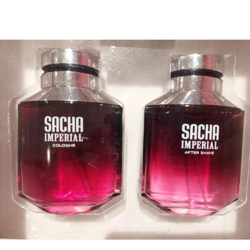 Sacha Imperial Men Set, Perfume & Aftershave 2oz