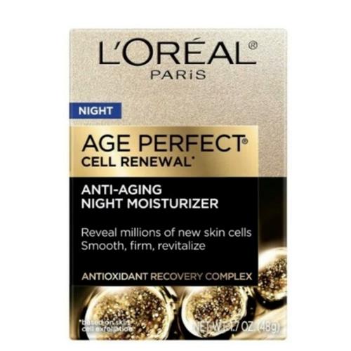 L'Oreal Paris Age Perfect Cell Renewal Anti-Aging Night Moisturizer - 1.7oz