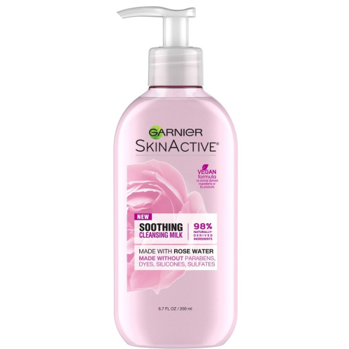 Garnier SkinActive Milk Face Wash with Rose Water, 6.7 fl. oz.