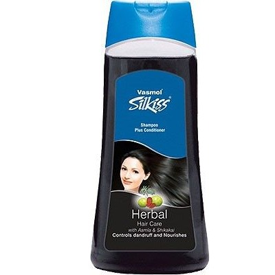 VASMOL SILKISS BLACK SHAMPOO PLUS CONDITIONER- 525ML