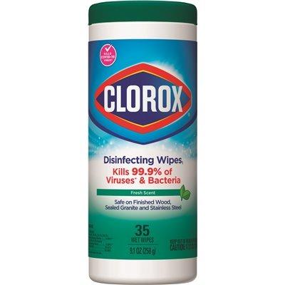 Clorox 35-Count Fresh Scent Bleach Free Disinfecting Wipes