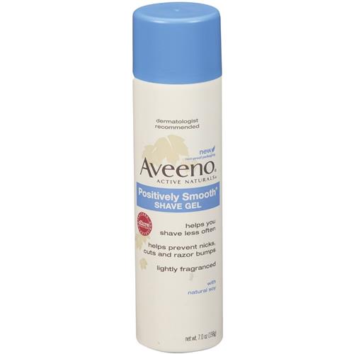 Aveeno Positively Smooth Shave Gel 7 Oz