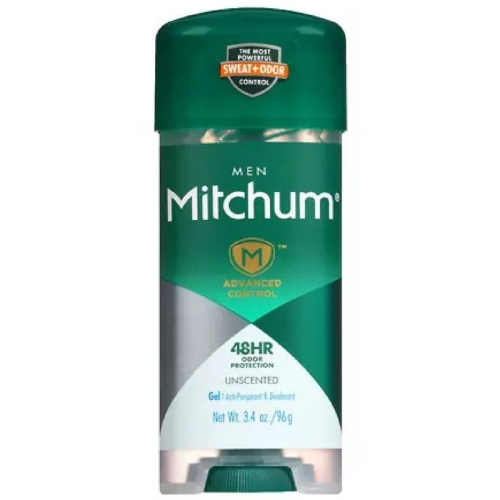 Mitchum Advanced Control Gel Fragrance Free, Antiperspirant and Deodorant 3.4 oz