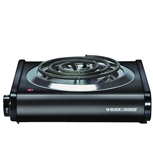 Black + Decker Electric Single Portable Burner